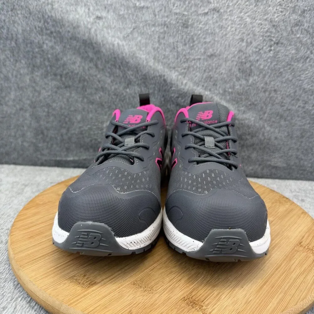 New Balance Safety Shoes Womens Size 8.5 Gray Work Sneakers Top Protect